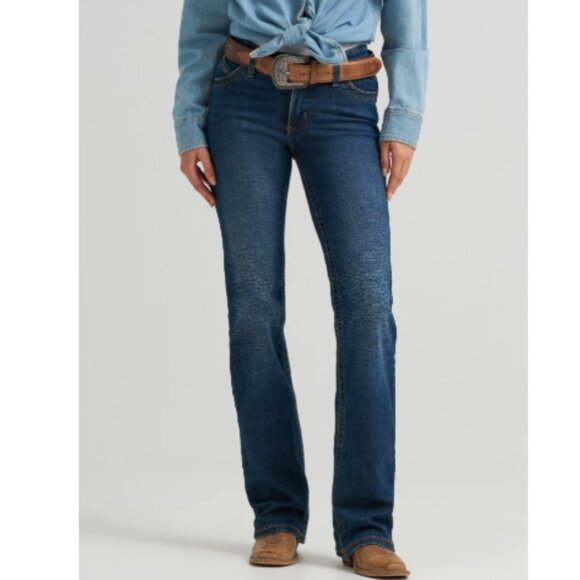 Women's Wrangler® Ultimate Riding Jean Willow Mid-Rise Bootcut Western Rodeo - Picture 7 of 15